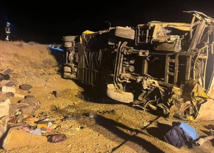 Irán accidente autobús