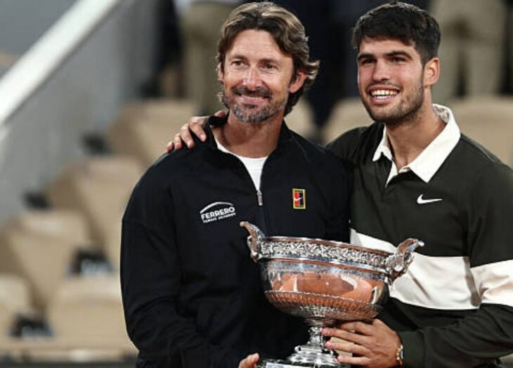 Juan Carlos Ferrero y Carlos Alcaraz
