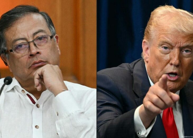 Gustavo Petro y Donald Trump