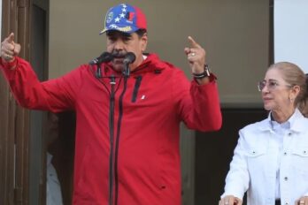 Nicolás Maduro y Cilia Flores