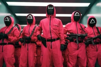 Niño juego del calamar