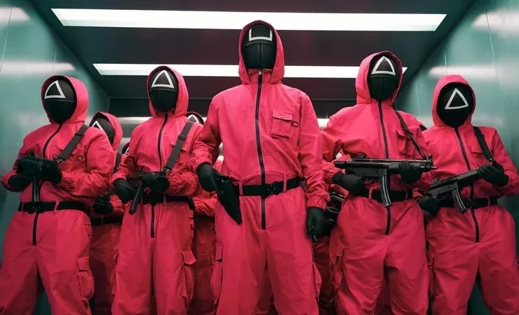 Niño juego del calamar