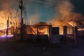 Nueva Cúa incendio