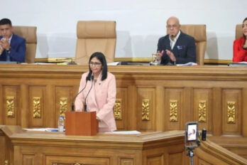 Presidenta encargada Delcy Rodríguez
