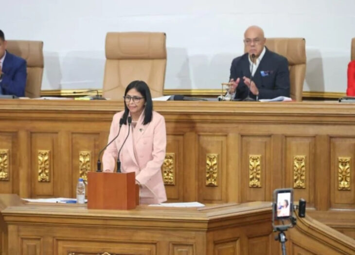Presidenta encargada Delcy Rodríguez