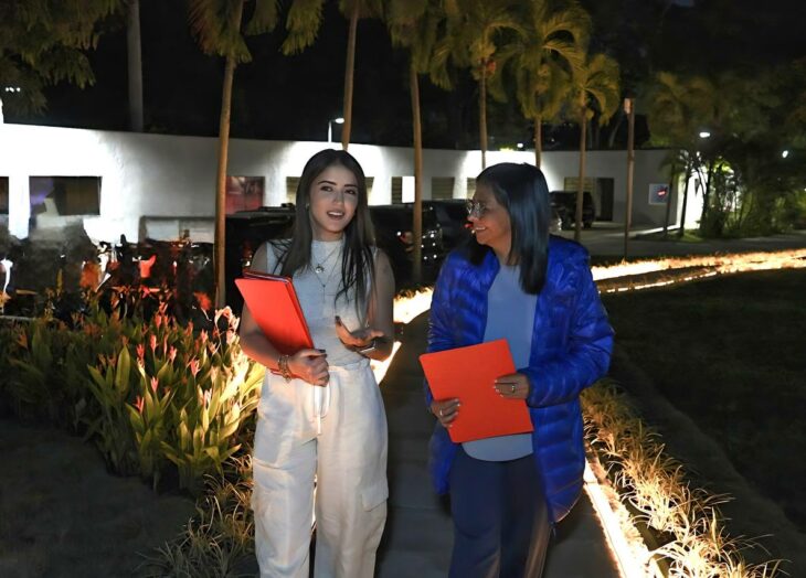 Presidenta Delcy y Daniella Cabello