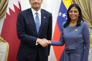 Presidenta encargada y primer ministro de Catar