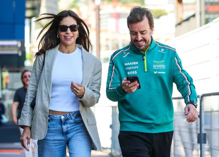 Fernando Alonso y Melissa Jiménez
