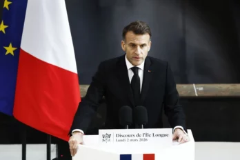 Presidente de Francia, Emmanuel Macron,