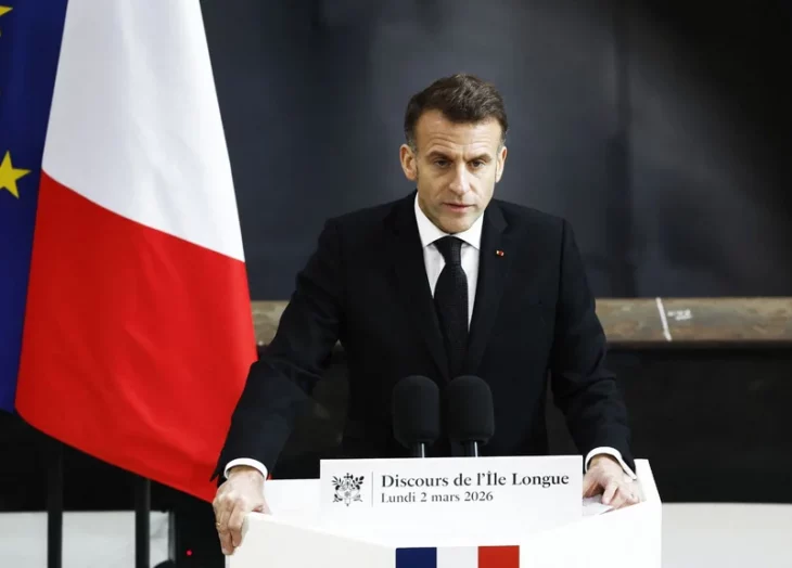 Presidente de Francia, Emmanuel Macron,