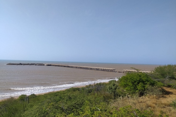 muelle de Muaco en Falcón
