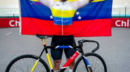 Ciclista guayanés Miguel Andarcia consolida su carrera en Chile