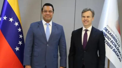 Barrett sostuvo una reunión con ministro de Minas
