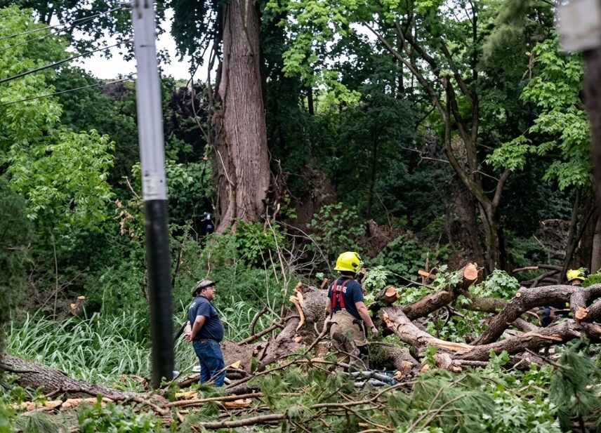 Bomberos del Caroní retiraron árbol caído de la avenida Monseñor Zabaleta