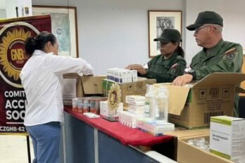 Comité de Acción Social de la GNB entrega insumos a hospitales