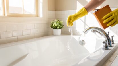 Cómo hacer un limpiador casero para baños con bicarbonato