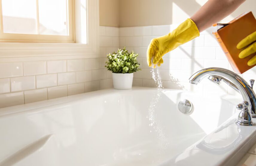 Cómo hacer un limpiador casero para baños con bicarbonato