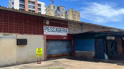 Mercado de Puerto Ordaz solitario y a espera de remodelación