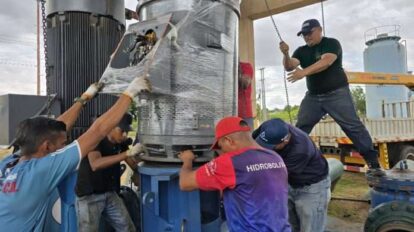 Instalan nuevo motor en acueducto de Puerto Ordaz