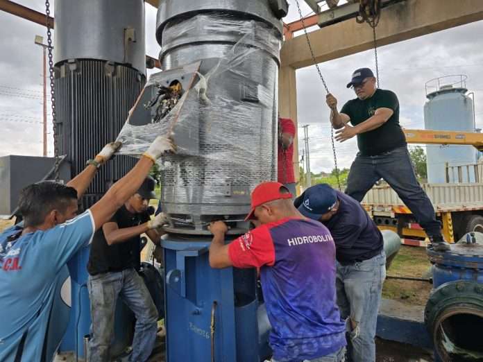 Instalan nuevo motor en acueducto de Puerto Ordaz