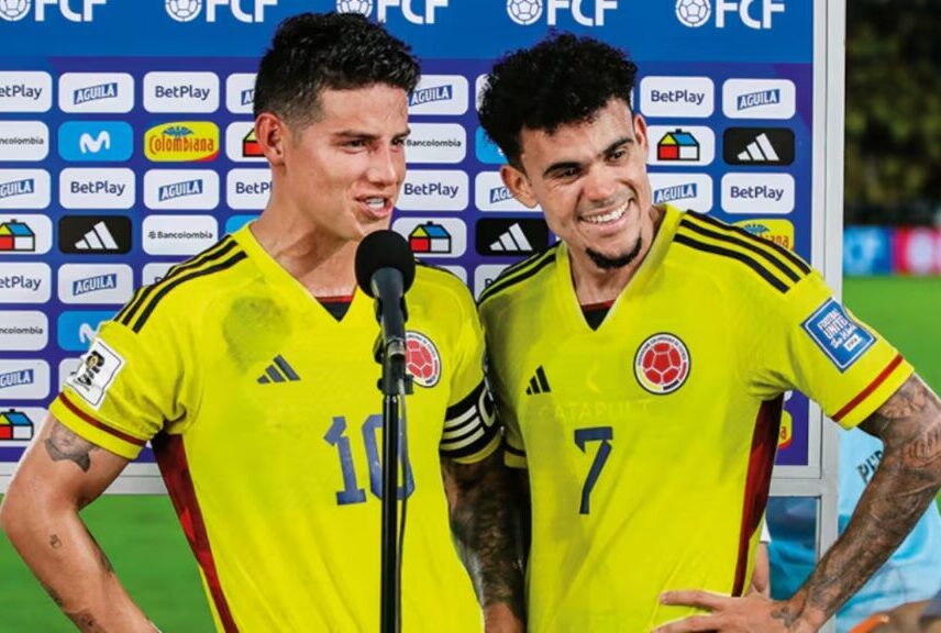 James y Luis Díaz lideran lista de Colombia para el Mundial