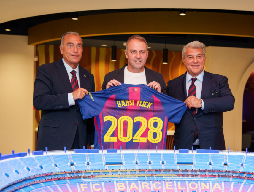 El Barcelona y Flick acuerdan su renovación