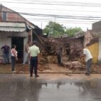 Aguacero tumbó dos casas y generó apagones en el Tuy