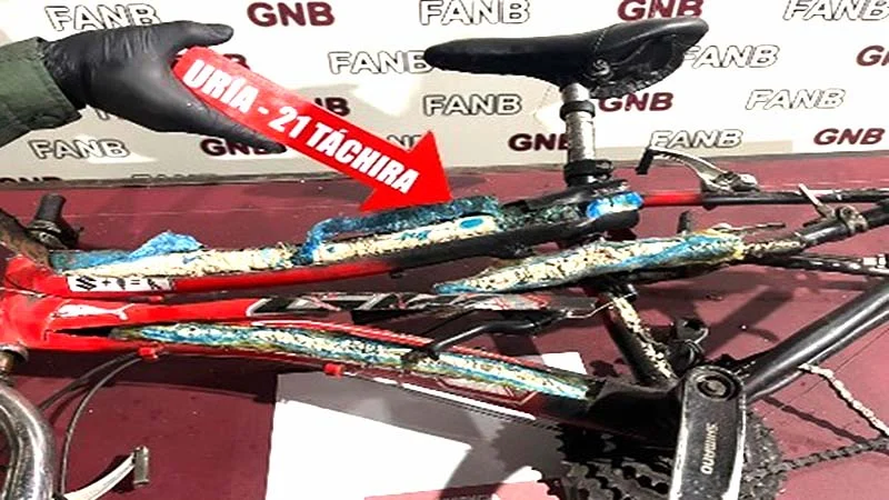 Tres detenidos en Táchira tras hallazgo de droga oculta en bicicletas