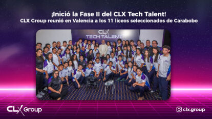 ¡Inició la Fase II del CLX Tech Talent! CLX Group reunió en Valencia a los 11 liceos participantes de Carabobo