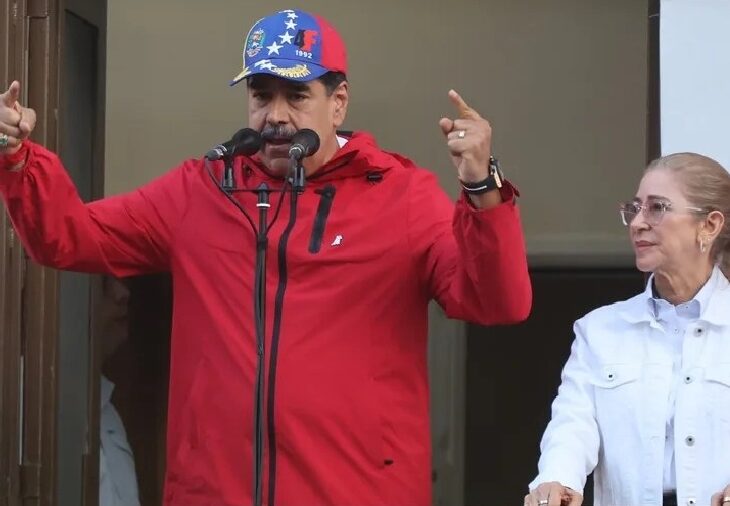 Nicolás Maduro y Cilia Flores
