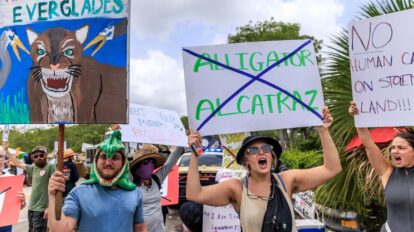 Gobierno de Florida negocia posible clausura de “Alligator Alcatraz”