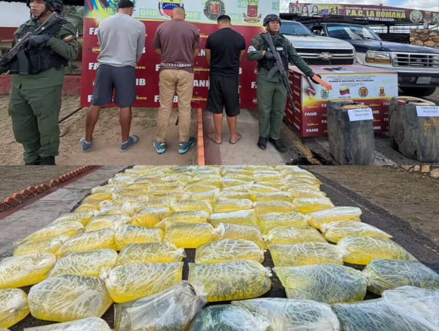 Incautan más de 4.000 litros de combustible en El Manteco