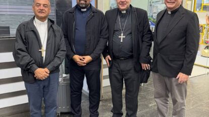 Nuncio apostólico Alberto Ortega llega a Ciudad Guayana