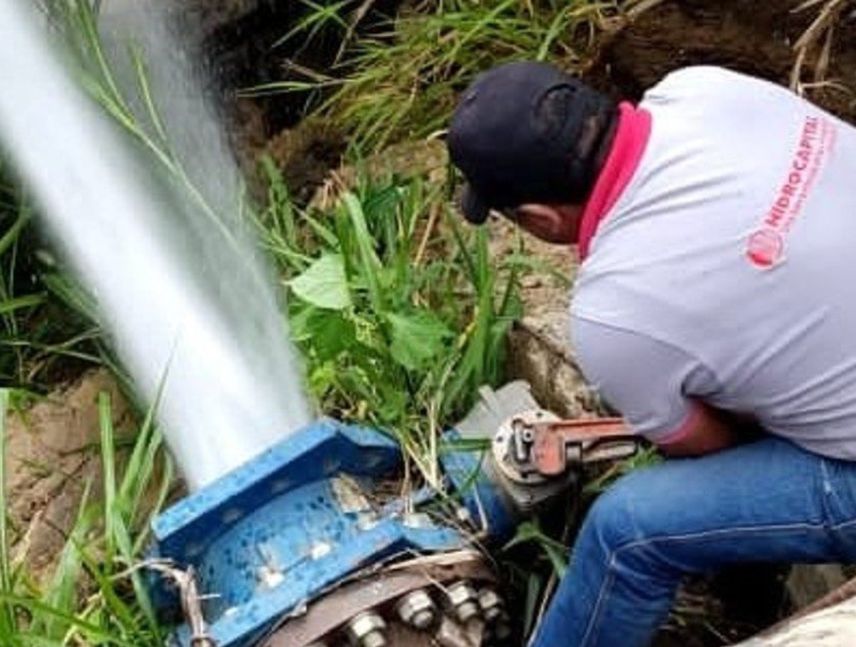 Caracas está sin servicio de agua potable
