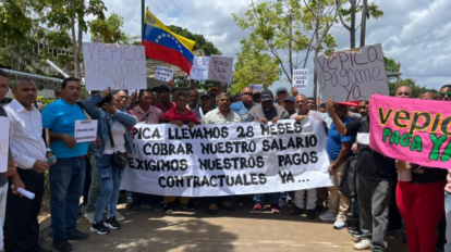 Trabajadores de Vepica exigen mediación del Ejecutivo