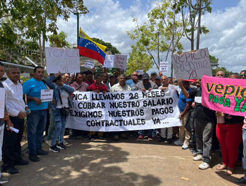 Trabajadores de Vepica exigen mediación del Ejecutivo