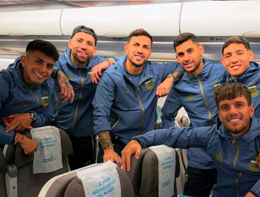 Selección de Argentina aterrizó en Estados Unidos
