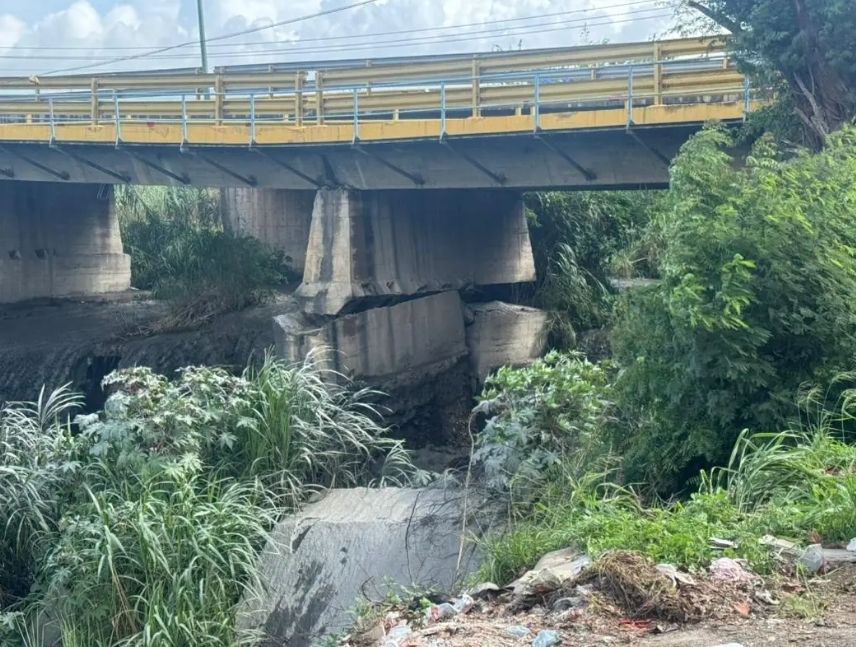 Inicia rehabilitación del puente Santa Rosa en Lara
