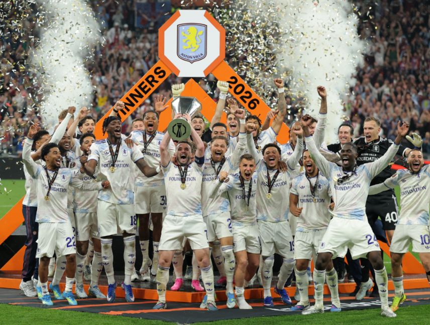 Aston Villa es campeón de la Europa League