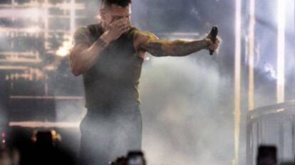 Ricky Martin sufre ataque con gas lacrimógeno durante concierto