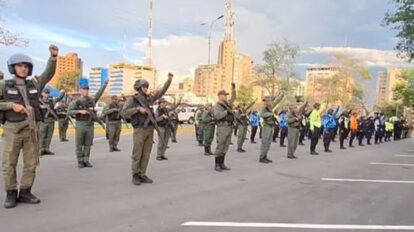 Despliegan dispositivo de seguridad en Caroní