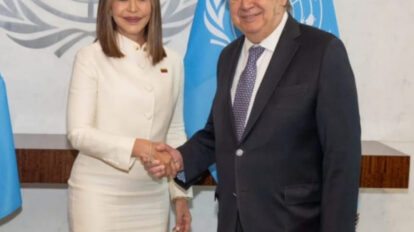 Embajadora Coromoto Godoy presenta cartas credenciales ante la ONU