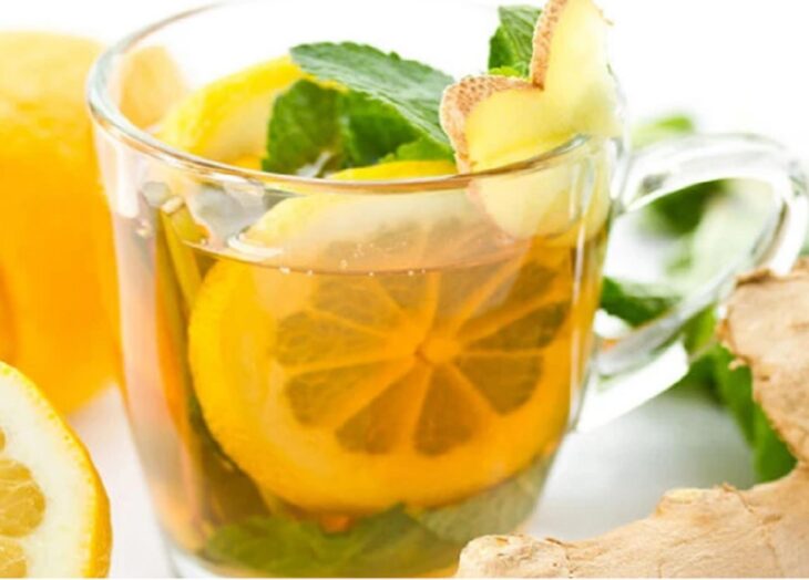 Agua de jengibre y limón para desinflamar el cuerpo