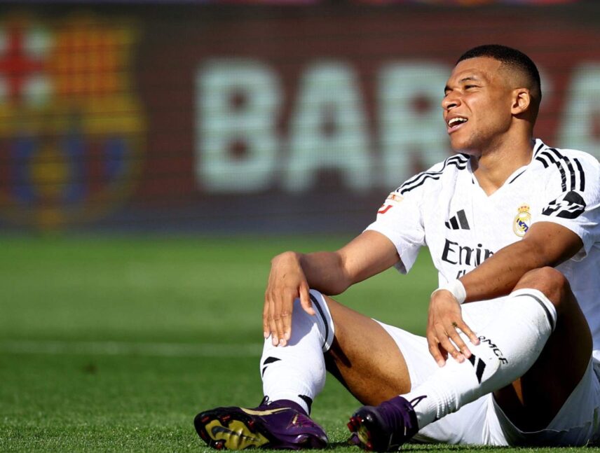 Mbappé no jugará el Clásico ante Barcelona