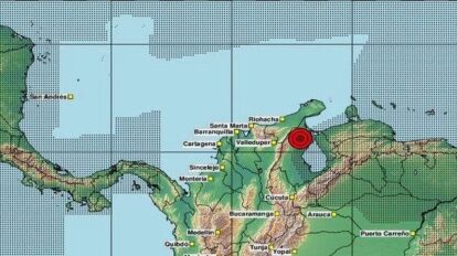 Se registra un sismo de magnitud 4.2 en el estado Zulia