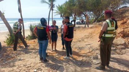 Intervienen construcción irregular en Playa Guacuco