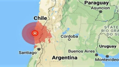 Fuerte sismo de magnitud 6.9 sacude el norte de Chile