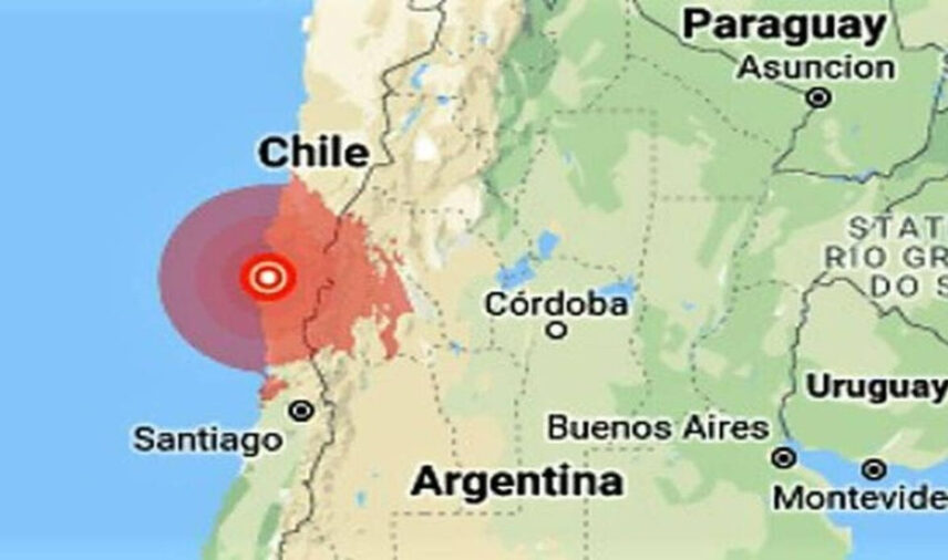 Fuerte sismo de magnitud 6.9 sacude el norte de Chile