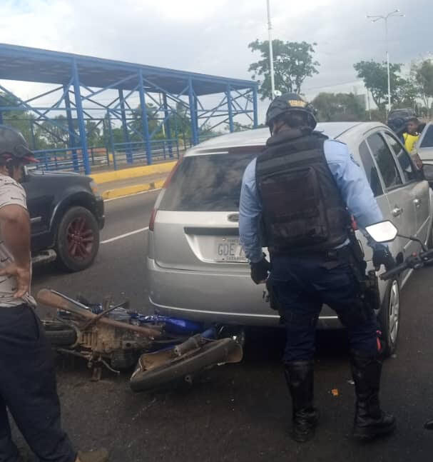 Motorizado lesionado en Campo Rojo