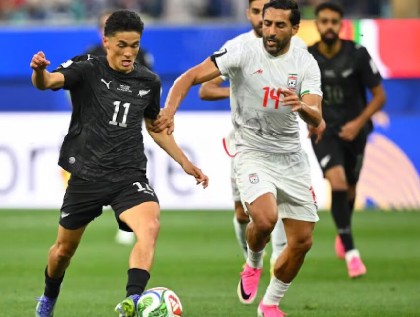  Irán y Nueva Zelanda empatan a 2 goles